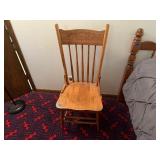 Pressed back dining chair