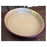 Pampered Chef Family Heritage stoneware round