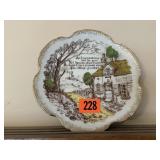 Cottage of Content decorative plate
