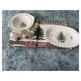 Nikko Christmas dishes, serving platter, bowl,