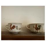 Rooster son, daugter cups (2)