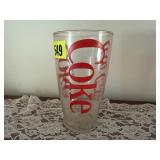 Tall Coca Cola glass