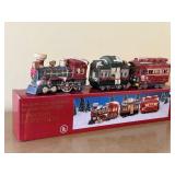 Dickens holiday hand painted porcelain train