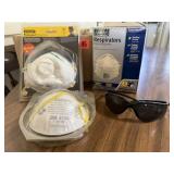 PPE masks, sunglasses