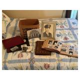Scrapbooks, black & white, military photographs