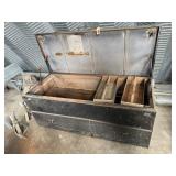 Industrial metal toolbox