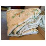 Vintage floral bedspread