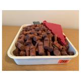 Lincoln logs building blocks