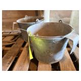 Galvanized bottle buckets (2)