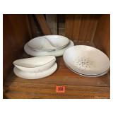 Sango Boutonniere china serving dishes