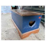 Cottage core painted trunk
