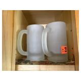 Frosted mugs (4)