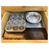 Baking pans, muffin, pie plates, cookie sheets