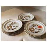 Autumn Fair Baroque stoneware salad plates (12)