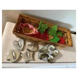 Basket of cookie cutters