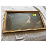 "Christ on the Mount" vintage artwork