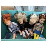 Tote of dolls