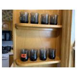 Smokey juice glasses (8)