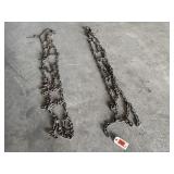 Garden tractor snow tire chains
