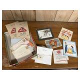 1930's postal mail, post cards, White House
