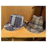 London Fog, plaid fedoras (2)