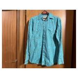 Panhandle, rough stock, pearl snap Western shirt,