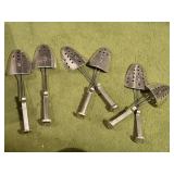 Metal shoe stretchers, 3 pairs