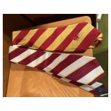 Cardinal & Gold, Iowa State neck ties (2)
