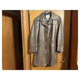 Genuine Deerskin trench coat