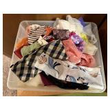 Tote of fashion scarves