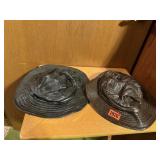 Leather, full brim, menï¿½s hats (2)