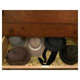 Felt hats, fedora (5)