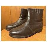 Leather boots
