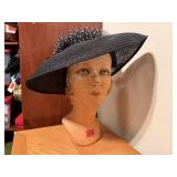 Mannequin head, dress hat