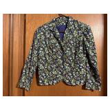 Handmade youth size floral blazer