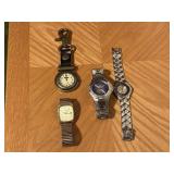 Timex, McGregor, Quemex, assorted wristwatches