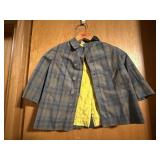 Child's plaid vintage coat