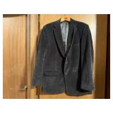 Statement black corduroy blazer