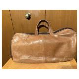 Leather carry on bag
