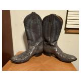 Tony Lama grey cowboy boots