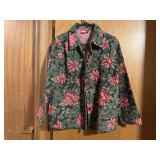 Tutor Court Poinsettia tapestry jacket