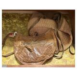 Satchel, leather purses
