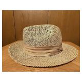 Straw brimmed hat