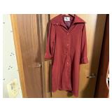 Red womenï¿½s trench coat