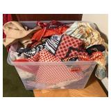 Tote of fashion, silk scarves