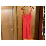 Red full slip