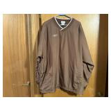 Reebok V-neck, pullover windbreaker,