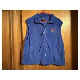 Team USA fleece vest, full zip