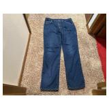 Land's End flannel lined jeans