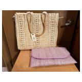 Woven tote bag, handbag